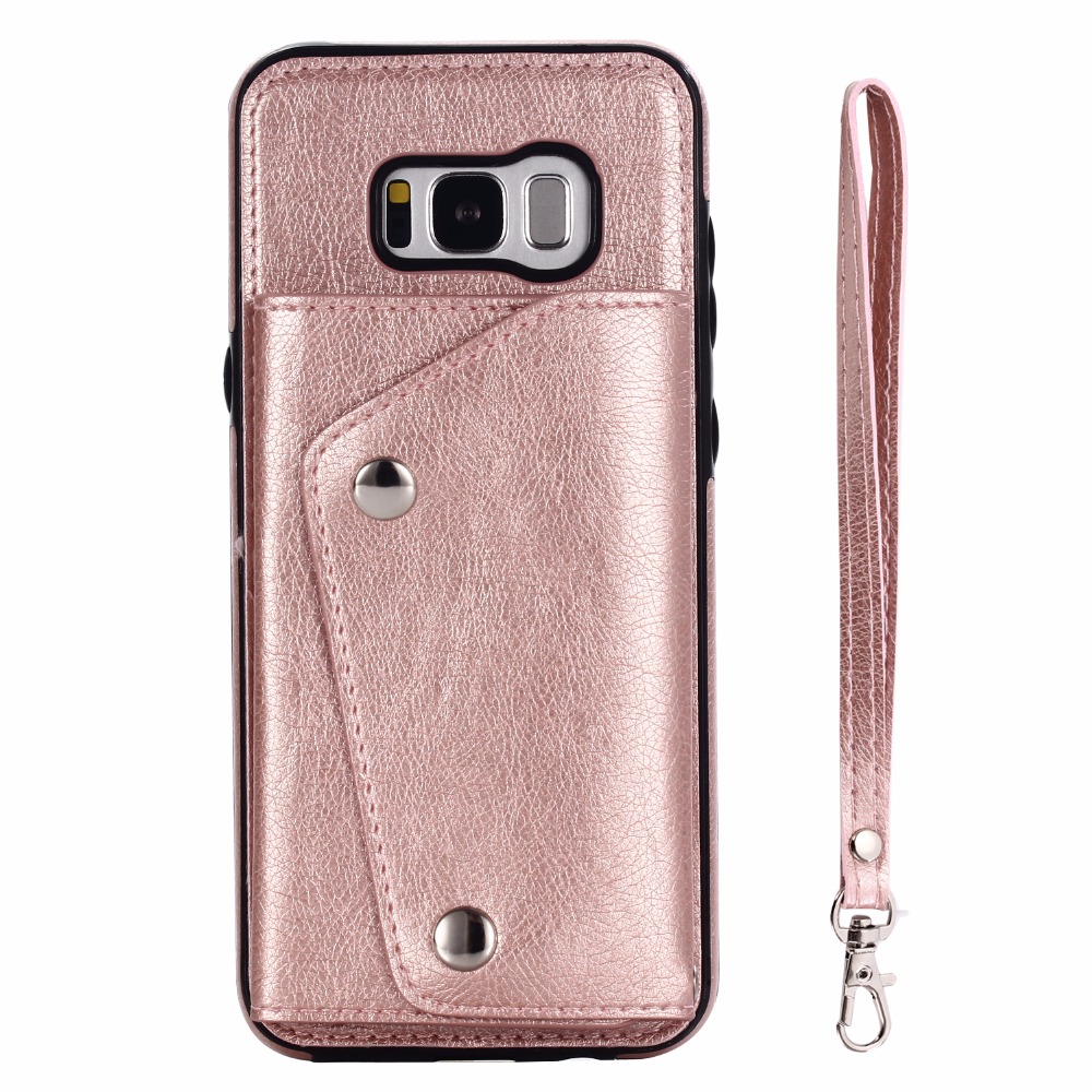 Bakeey-Classic-PU-Leather-Wallet-Card-Slots-Bracket-Protective-Case-for-Samsung-Galaxy-S8-Plus-1286287-3