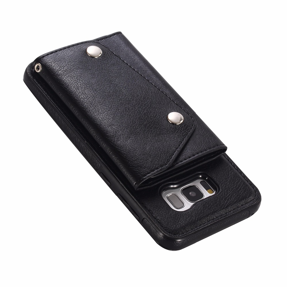 Bakeey-Classic-PU-Leather-Wallet-Card-Slots-Bracket-Protective-Case-for-Samsung-Galaxy-S8-Plus-1286287-7