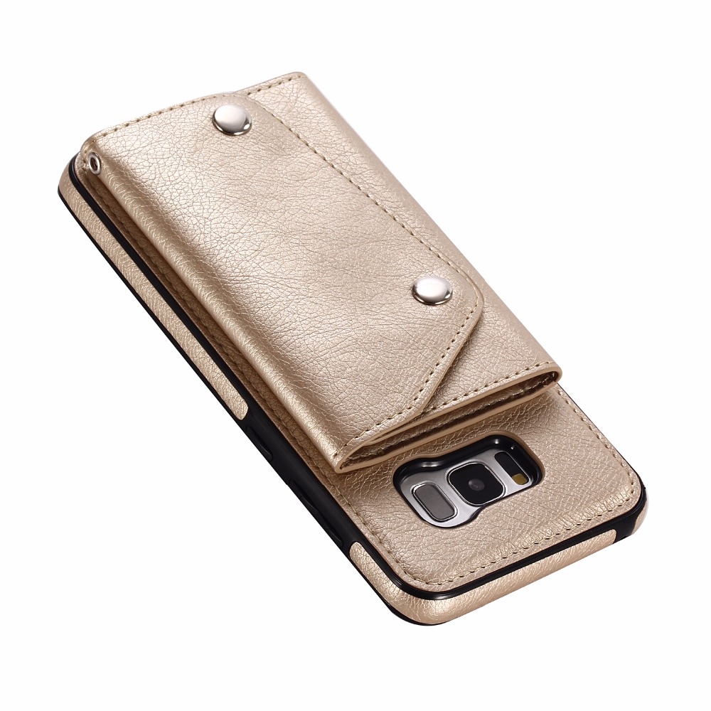 Bakeey-Classic-PU-Leather-Wallet-Card-Slots-Bracket-Protective-Case-for-Samsung-Galaxy-S8-Plus-1286287-9