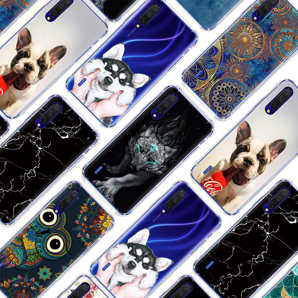 Bakeey-Colorful-Painting-Airbag-Shockproof-Soft-TPU-Protective-Case-for-Xiaomi-Mi-A3--Xiaomi-Mi-CC9e-1582077-11