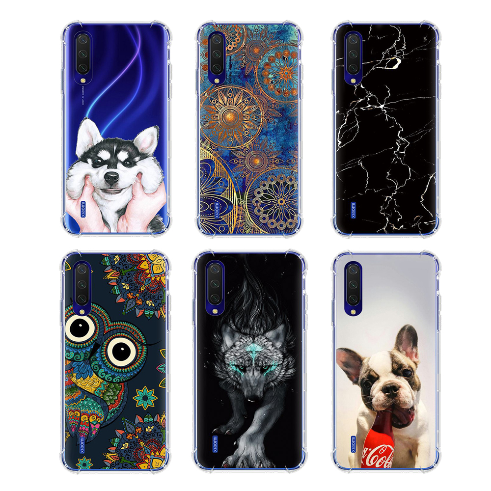 Bakeey-Colorful-Painting-Airbag-Shockproof-Soft-TPU-Protective-Case-for-Xiaomi-Mi-A3--Xiaomi-Mi-CC9e-1582077-3