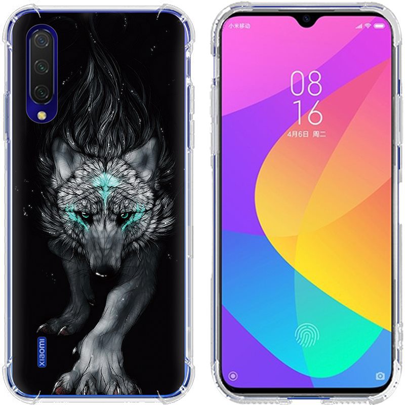 Bakeey-Colorful-Painting-Airbag-Shockproof-Soft-TPU-Protective-Case-for-Xiaomi-Mi-A3--Xiaomi-Mi-CC9e-1582077-5