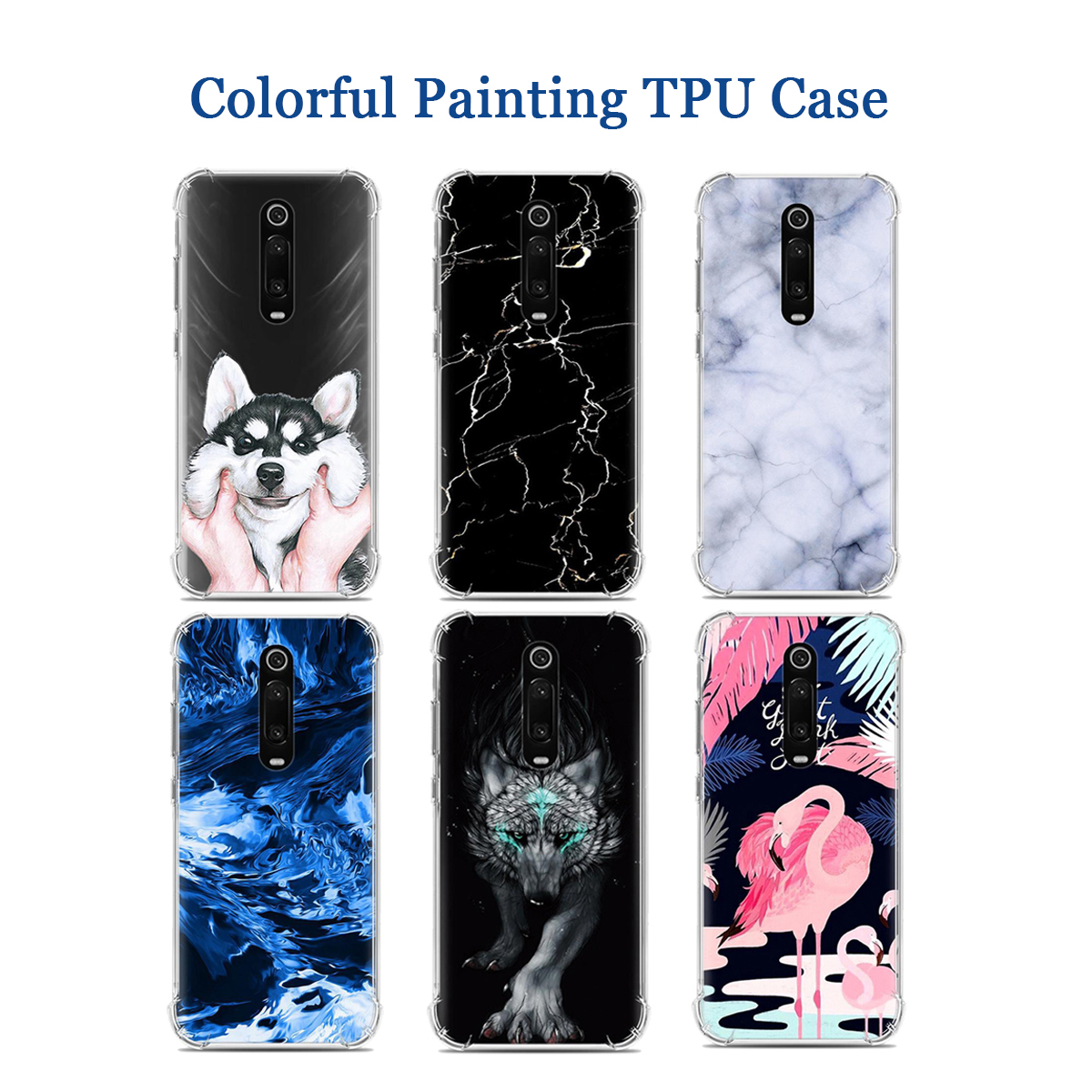 Bakeey-Colorful-Painting-Airbag-Shockproof-Soft-TPU-Protective-Case-for-Xiaomi-Mi9T--Xiaomi-Mi-9T-Pr-1582078-1