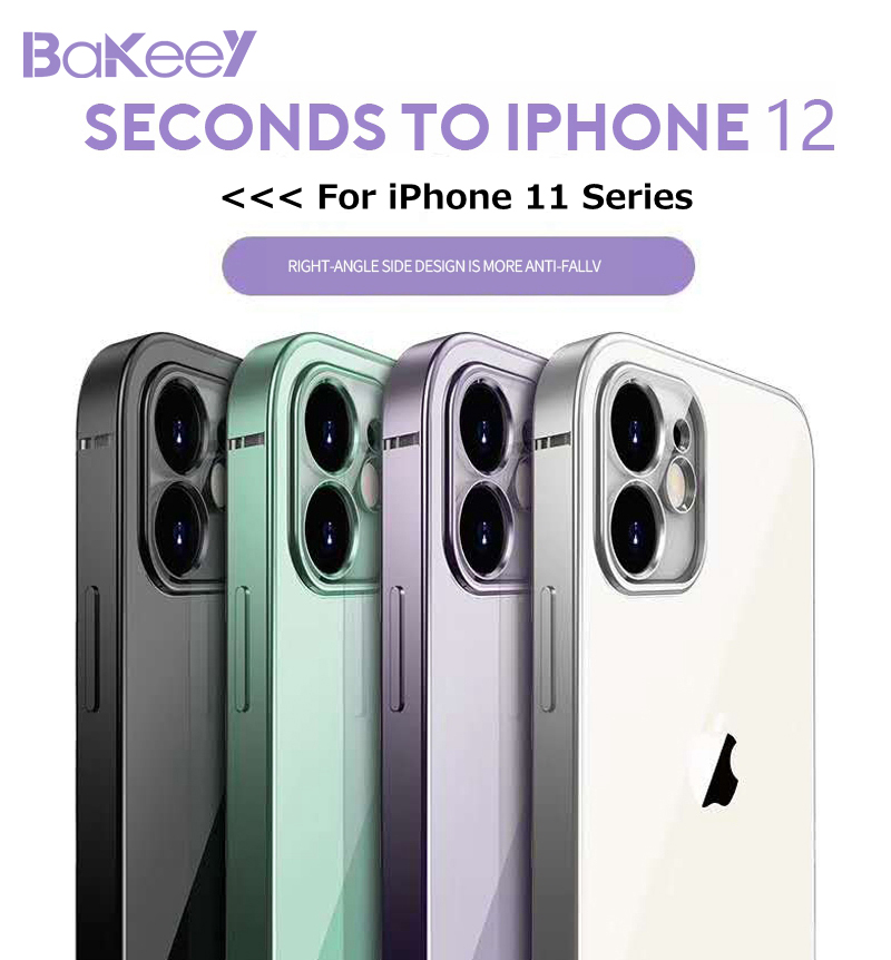 Bakeey-Converted-Change-iP11-Series-to-iP12-Second-Change-Plating-Transparent-TPU-Protective-Case-fo-1707204-1