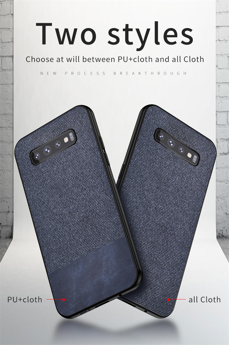 Bakeey-Cotton-Cloth-Protective-Case-For-Samsung-Galaxy-S10eS10S10-Plus-S10-5G-Anti-Fingerprint-Back--1429929-2