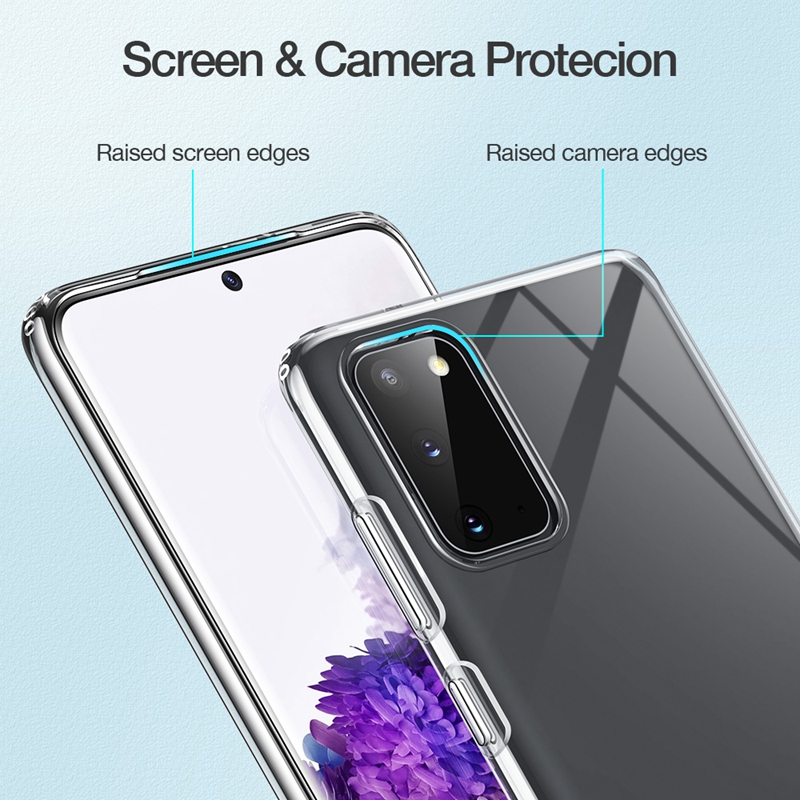 Bakeey-Crystal-Clear-Transparent-Non-yellow-Shockproof-Soft-TPU-Protective-Case-for-Samsung-Galaxy-S-1627436-5