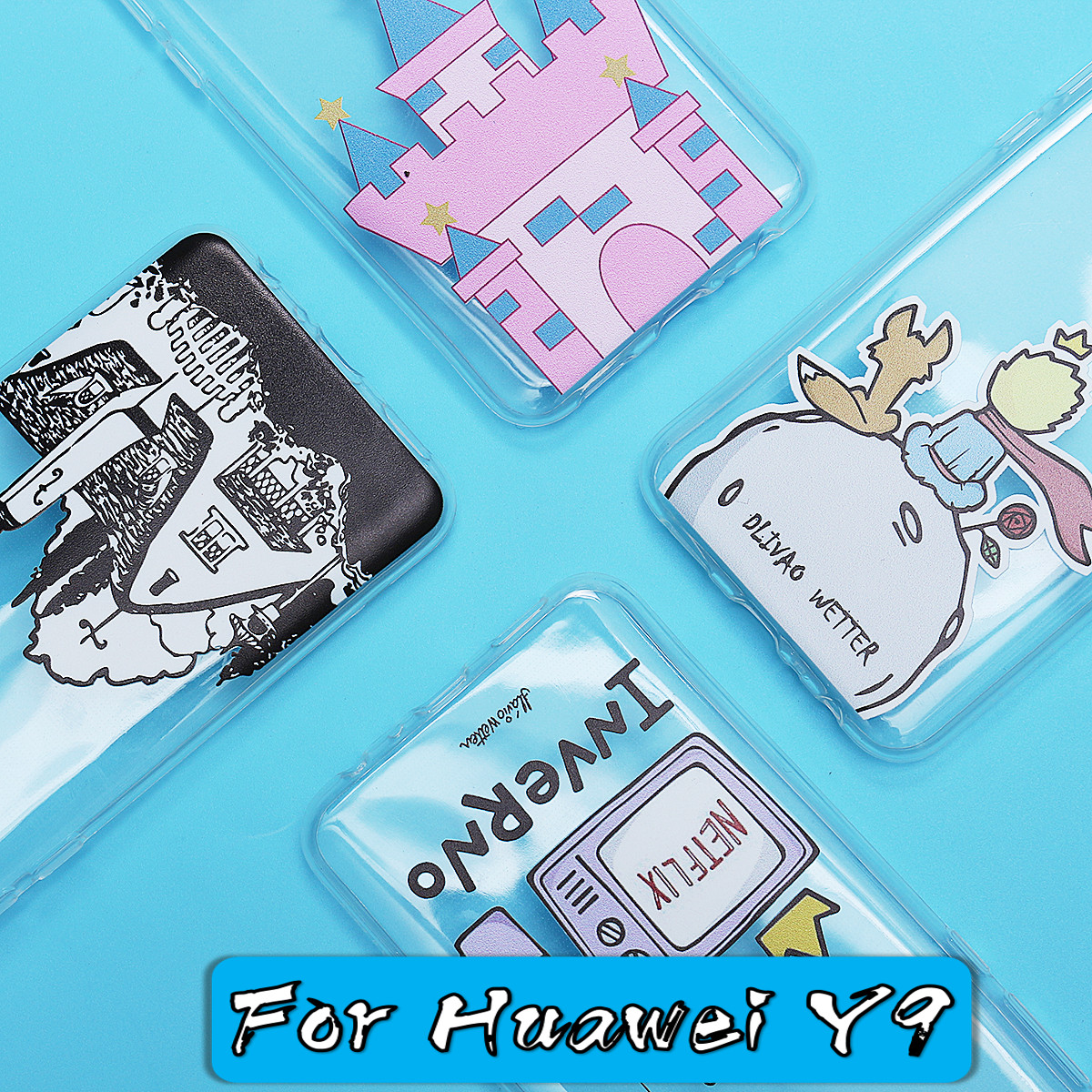Bakeey-Cute-Crystal-Clear-Transparent-Soft-TPU-Protective-Case-for-Huawei-Y9-2019-1575451-1