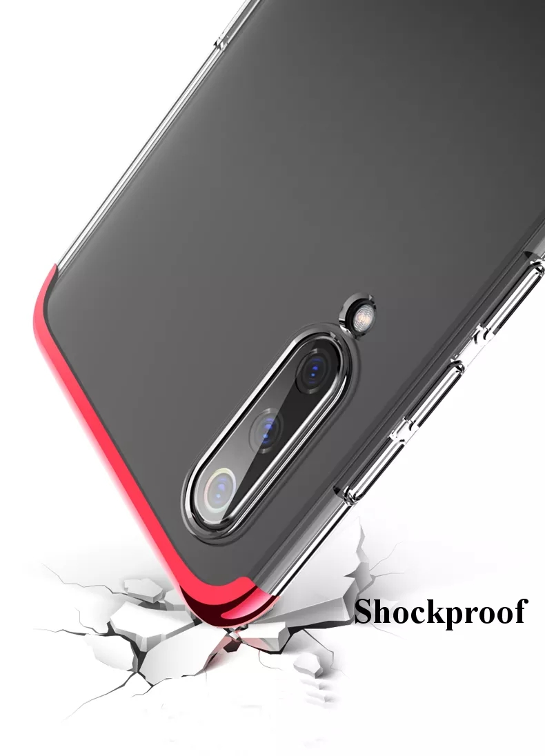 Bakeey-Detachable-2-in-1-Shockproof-Plating-Transparent-Hard-PC-Protective-Case-for-Xiaomi-Mi9--Mi-9-1509219-3