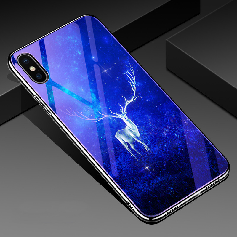 Bakeey-Electroplated-Blu-Ray-Tempered-Glass-Soft-TPU-Edge-Protective-Case-For-Xiaomi-Mi8-Mi-8-1427542-7