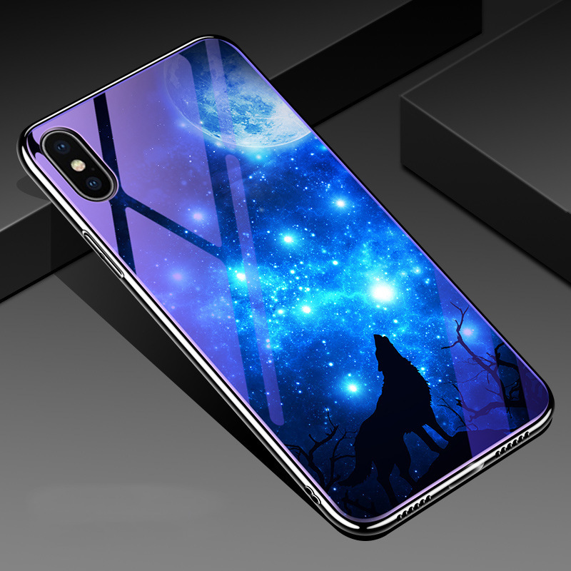 Bakeey-Electroplated-Blu-Ray-Tempered-Glass-Soft-TPU-Edge-Protective-Case-For-Xiaomi-Mi8-Mi-8-1427542-8
