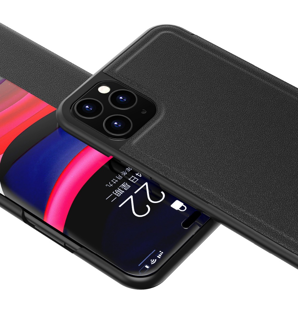 Bakeey-Flip-Bumper-Window-View-with-Foldable-Stand-PU-Leather-Protective-Case-for-iPhone-XR-1630898-8