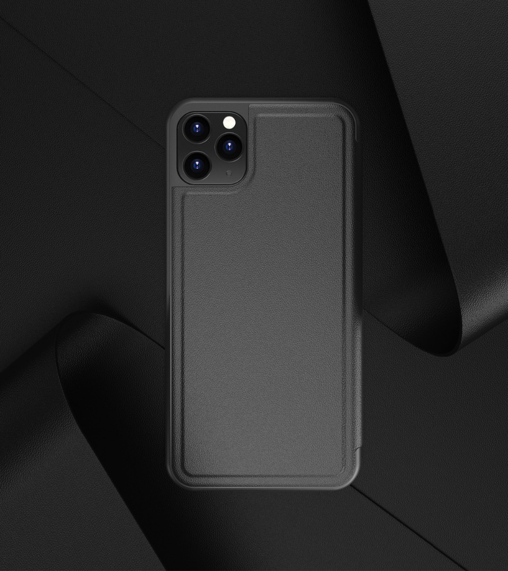 Bakeey-Flip-Bumper-Window-View-with-Foldable-Stand-PU-Leather-Protective-Case-for-iPhone-XR-1630898-9