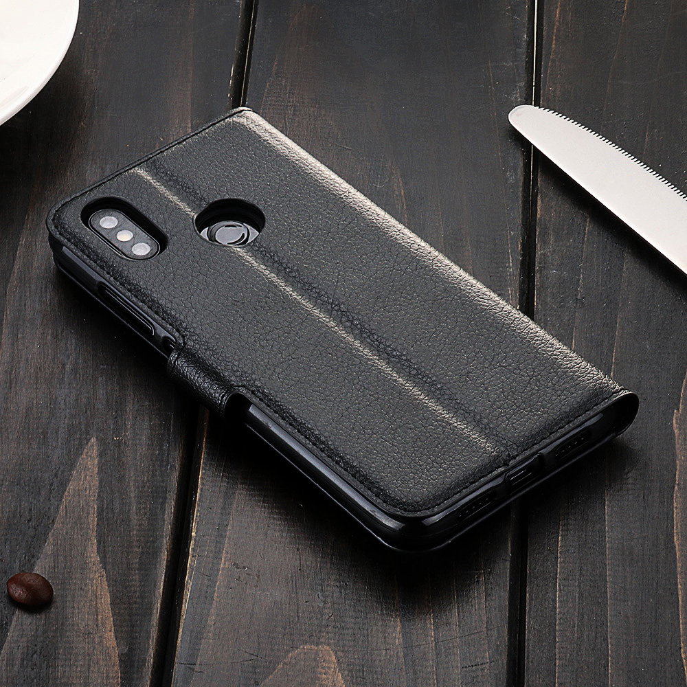 Bakeey-Flip-Card-Slot-With-Stand-PU-Leather-Case-Protective-Case-For-Xiaomi-Mi-8-1405680-3