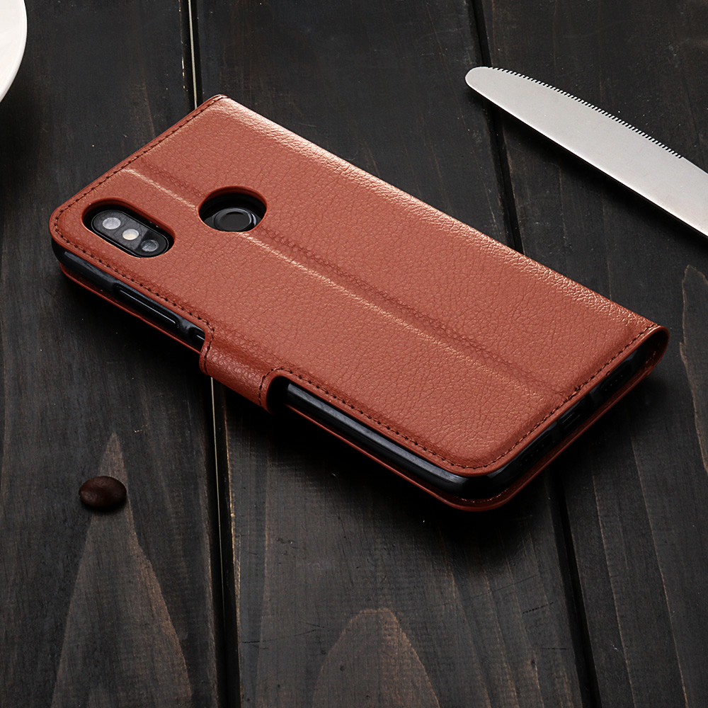 Bakeey-Flip-Card-Slot-With-Stand-PU-Leather-Case-Protective-Case-For-Xiaomi-Mi-8-1405680-4