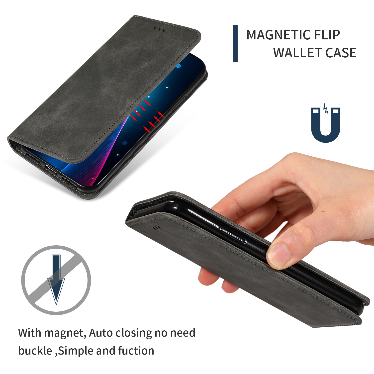 Bakeey-Flip-Shockproof-Card-Slot-With-Magnetic-PU-Leather-Full-Body-Protective-Case-For-Xiaomi-Mi-9--1507086-2