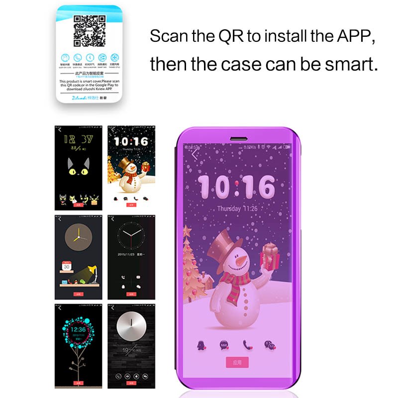 Bakeey-Flip-Smart-Sleep-Mirror-Window-View-Bracket-Protective-Case-For-Xiaomi-Mi9-SE-Non-original-1530676-13