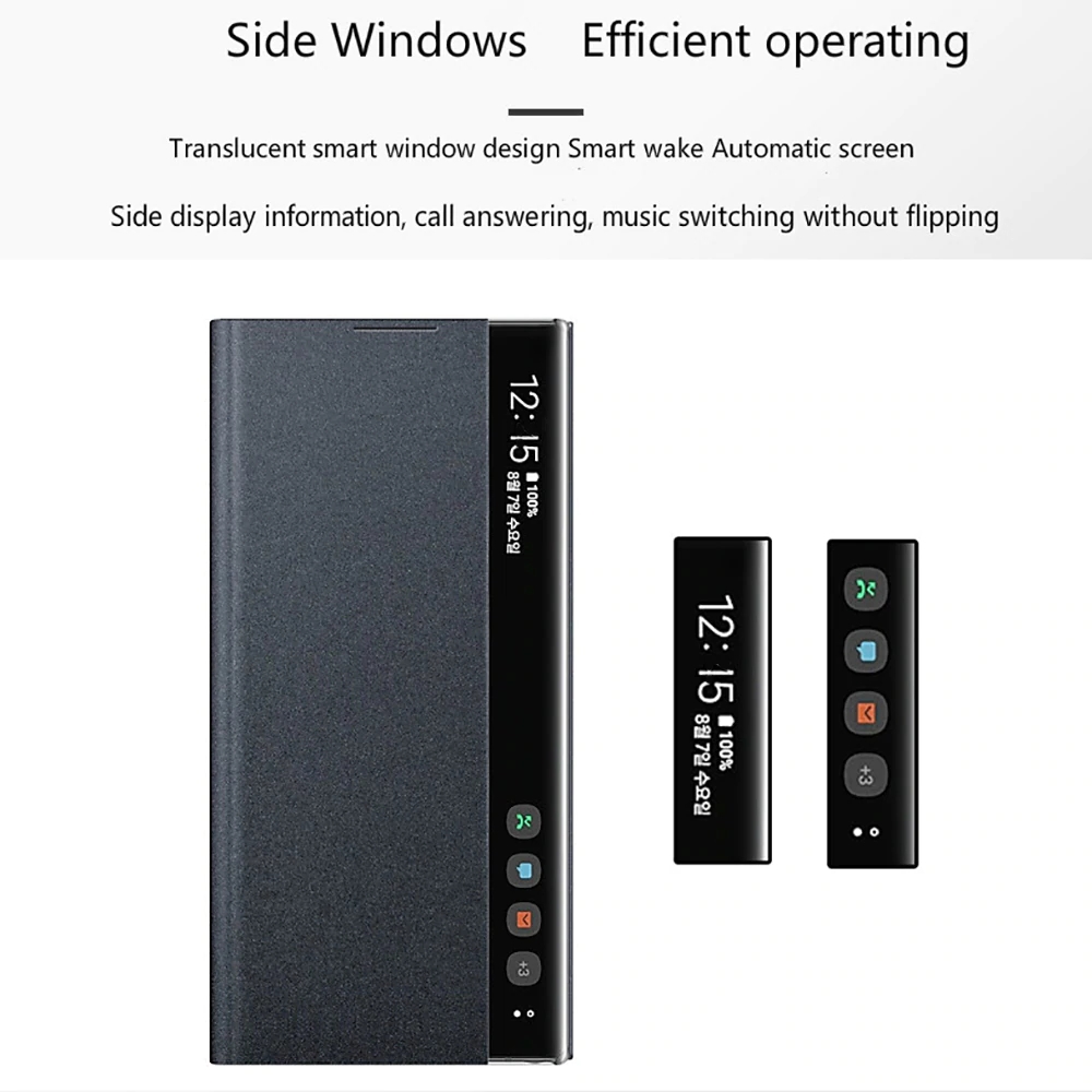 Bakeey-Foldable-Flip-Smart-Sleep-Window-View-Stand-PU-Leather-Protective-Case-for-Samsung-Galaxy-S20-1668419-4