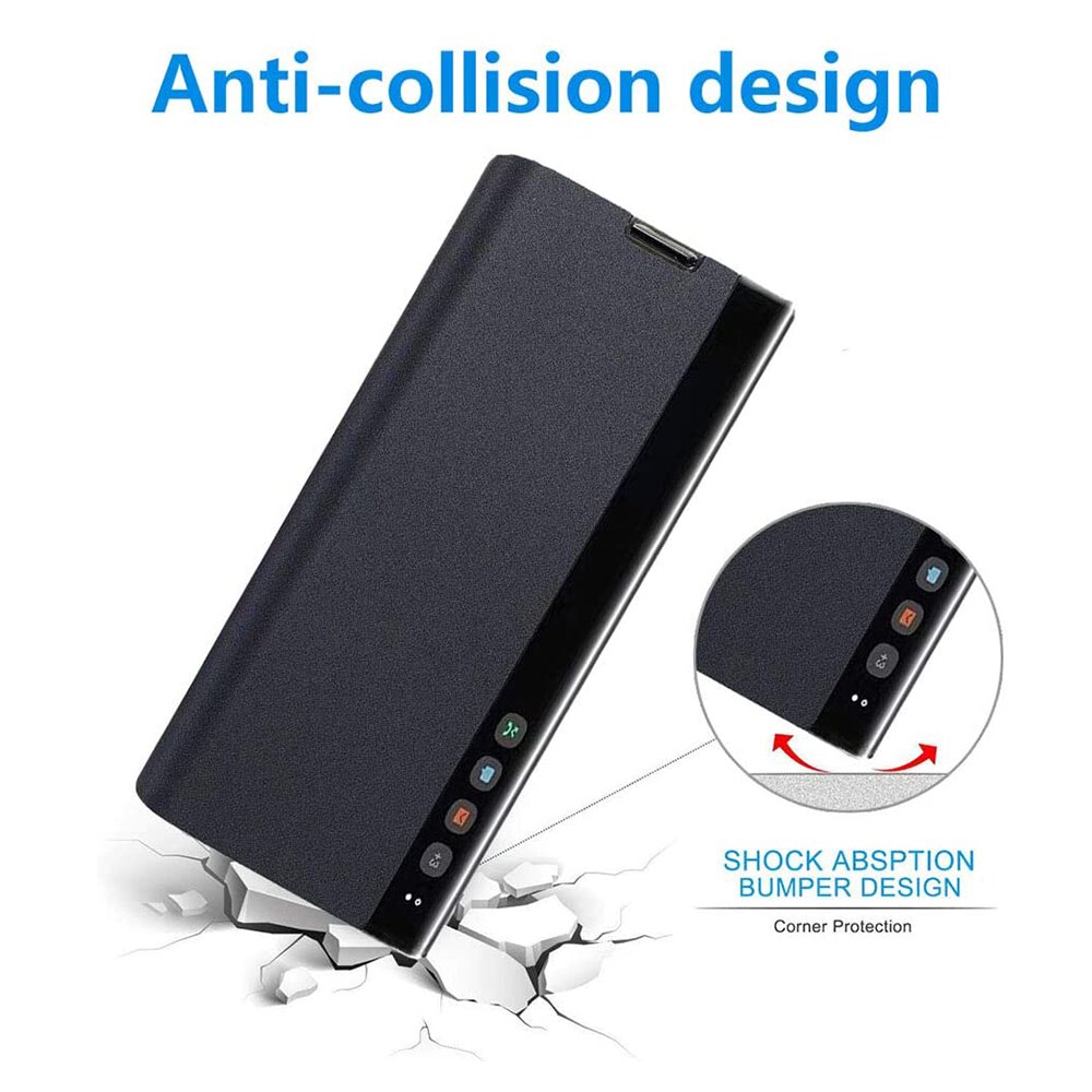 Bakeey-Foldable-Flip-Smart-Sleep-Window-View-Stand-PU-Leather-Protective-Case-for-Samsung-Galaxy-S20-1668419-8