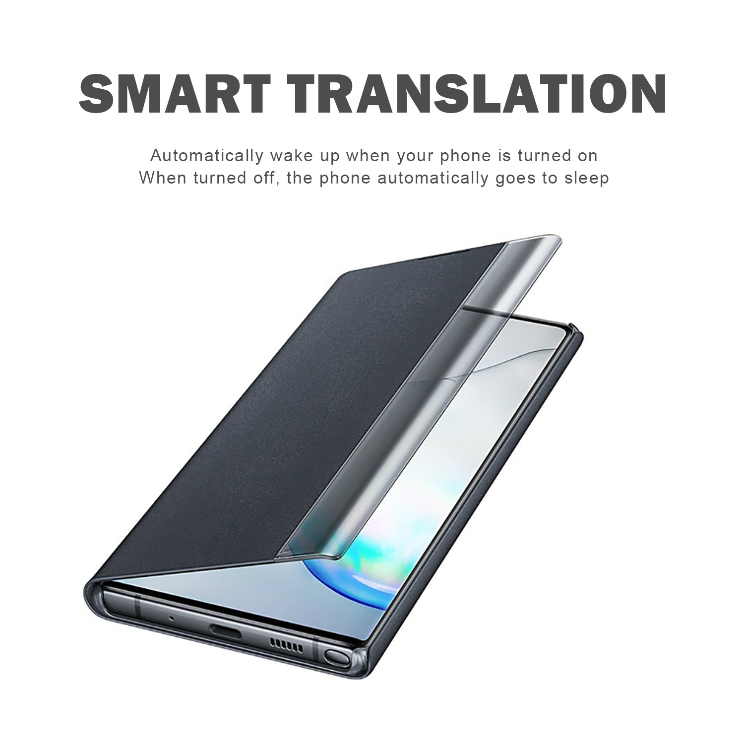 Bakeey-Foldable-Flip-Smart-Sleep-Window-View-Stand-PU-Leather-Protective-Case-for-Xiaomi-Redmi-Note--1708700-4
