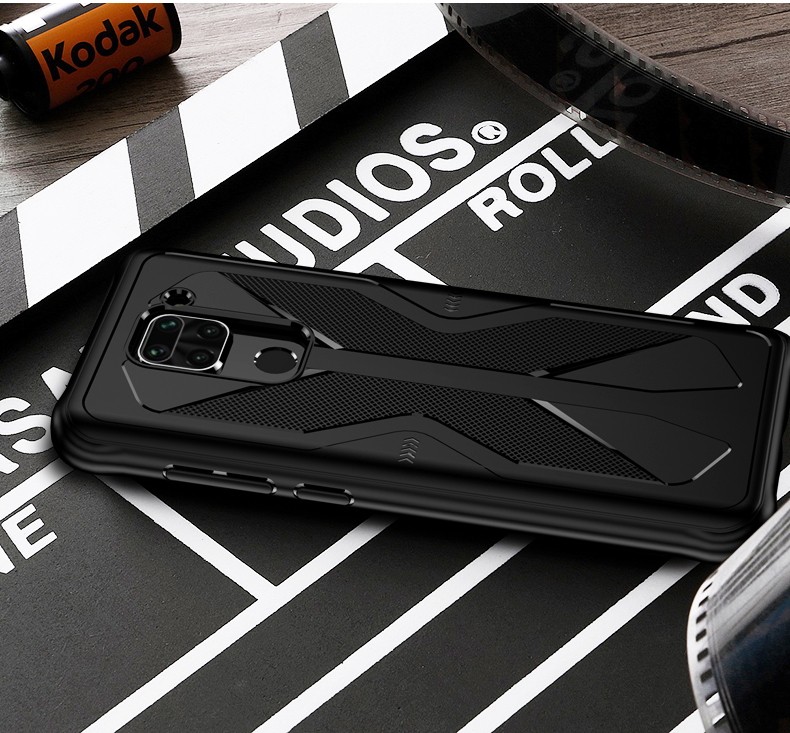 Bakeey-For-Xiaomi-Redmi-Note-9-Case-Armor-Shockproof-Anti-fingerprint-Anti-sweat-TPU-Soft-Protective-1689748-10