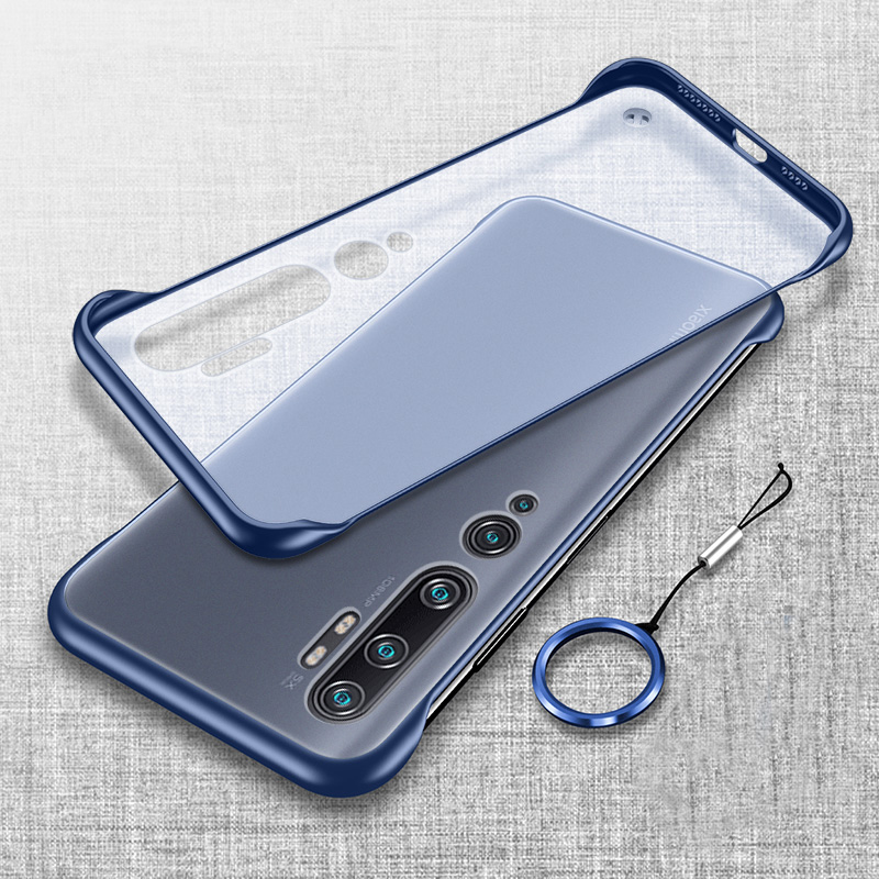Bakeey-Frameless-Ultra-Thin-Matte-With-Finger-Ring-Hard-PC-Protective-Case-for-Xiaomi-Mi-Note-10--Xi-1607303-11