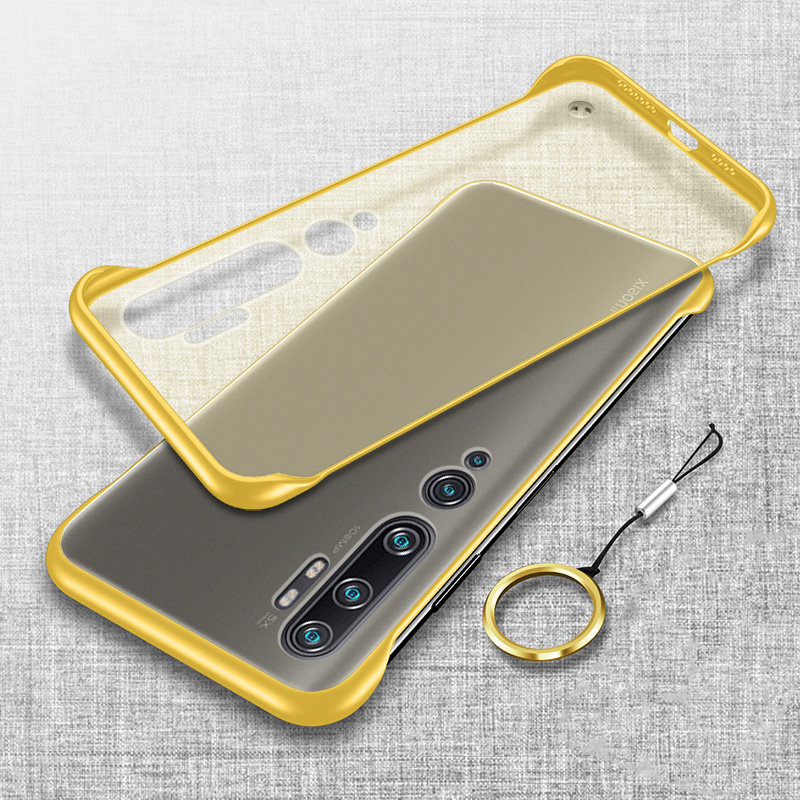 Bakeey-Frameless-Ultra-Thin-Matte-With-Finger-Ring-Hard-PC-Protective-Case-for-Xiaomi-Mi-Note-10--Xi-1607303-12