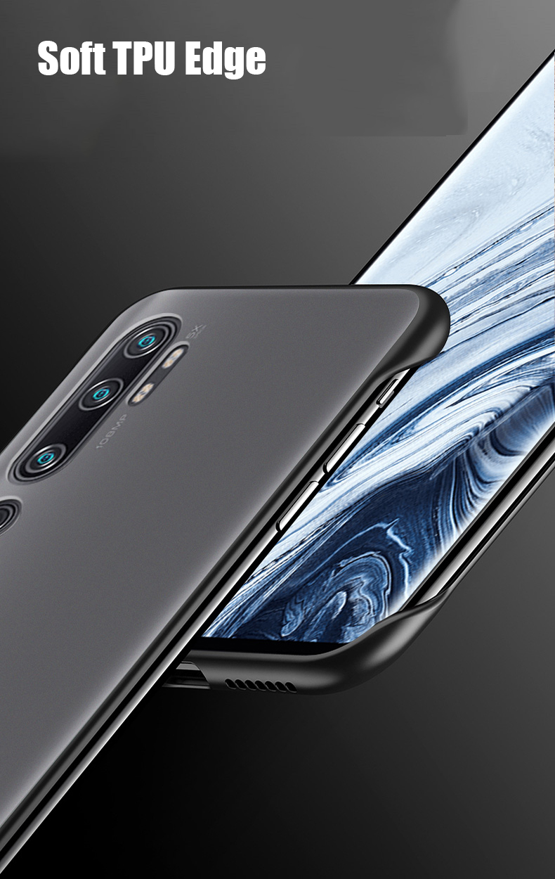 Bakeey-Frameless-Ultra-Thin-Matte-With-Finger-Ring-Hard-PC-Protective-Case-for-Xiaomi-Mi-Note-10--Xi-1607303-3