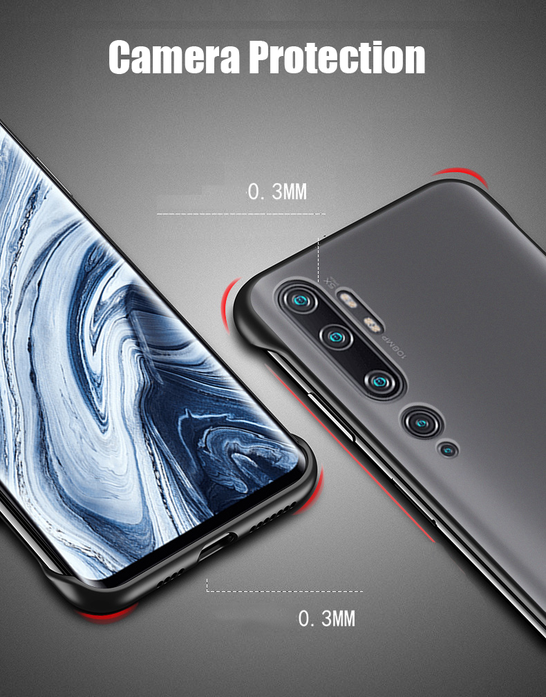 Bakeey-Frameless-Ultra-Thin-Matte-With-Finger-Ring-Hard-PC-Protective-Case-for-Xiaomi-Mi-Note-10--Xi-1607303-4