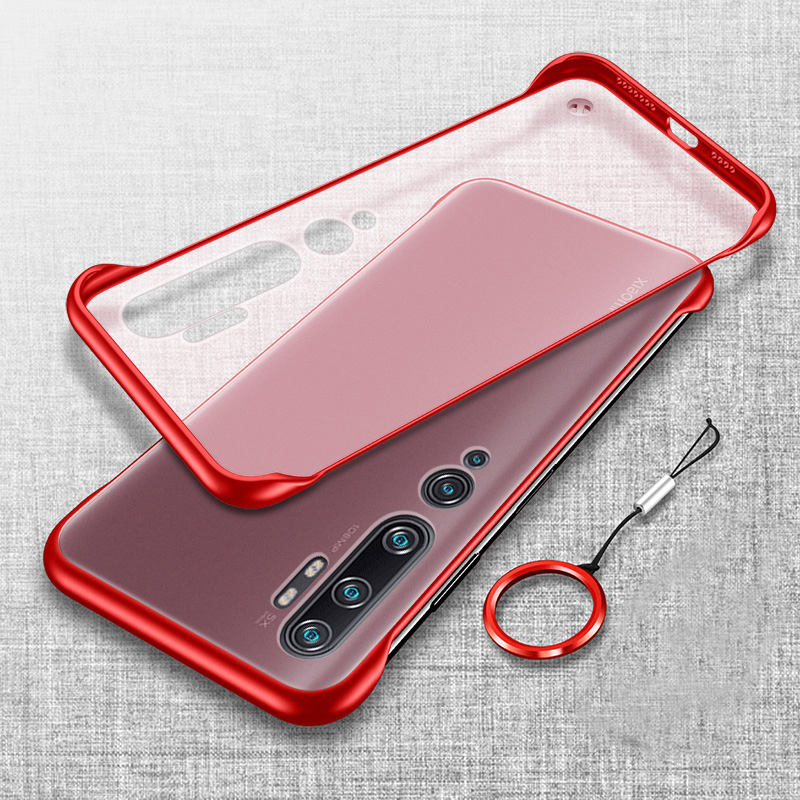 Bakeey-Frameless-Ultra-Thin-Matte-With-Finger-Ring-Hard-PC-Protective-Case-for-Xiaomi-Mi-Note-10--Xi-1607303-10