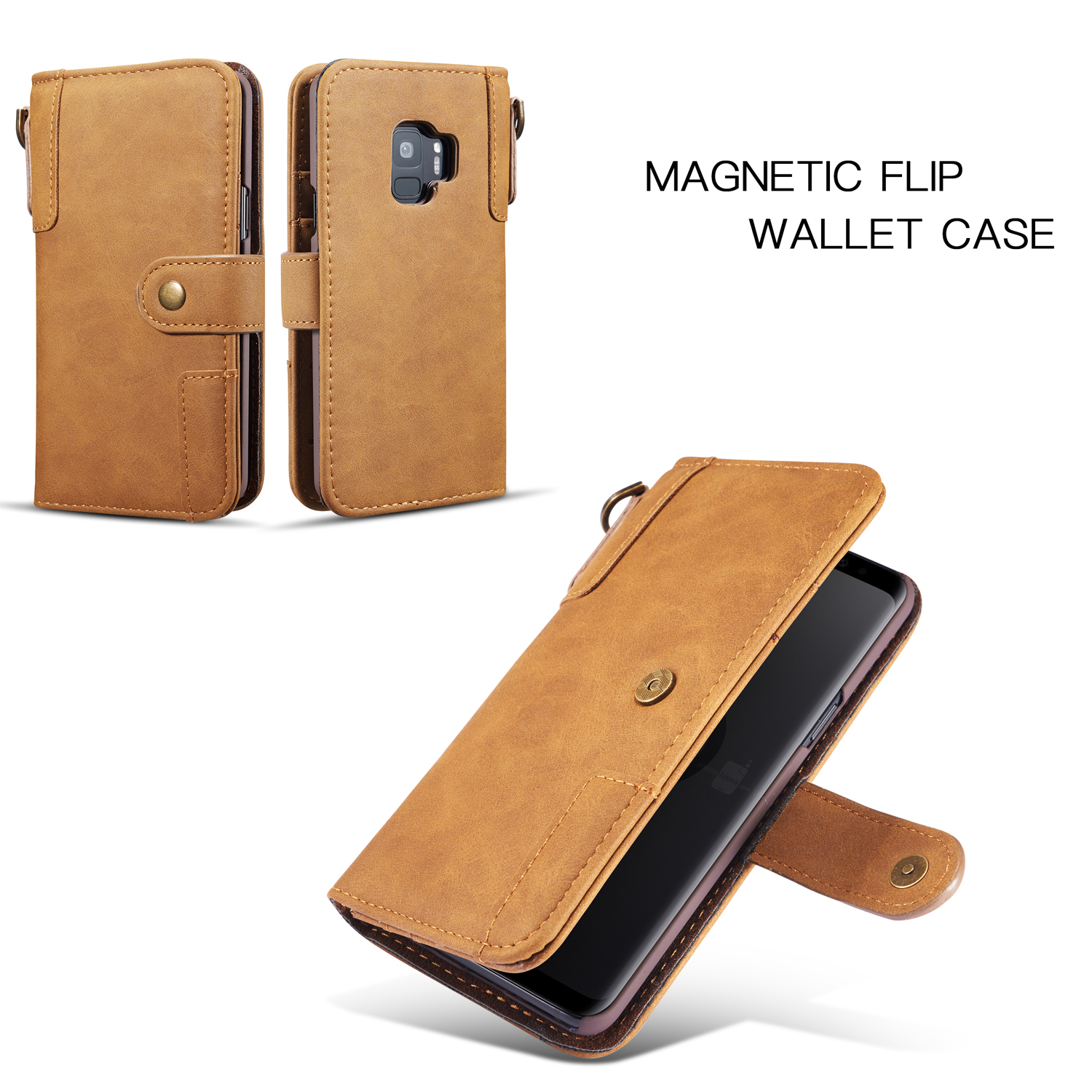 Bakeey-Genuine-Cowhide-Leather-Magnetic-Flip-Wallet-Kickstand-Protective-Case-For-Samsung-Galaxy-S9S-1280143-1