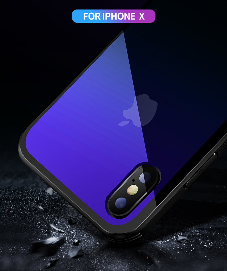 Bakeey-Gradient-Color-Scratch-Resistant-Tempered-Glass-Protective-Case-For-iPhone-X88-Plus77-Plus6s6-1336218-6
