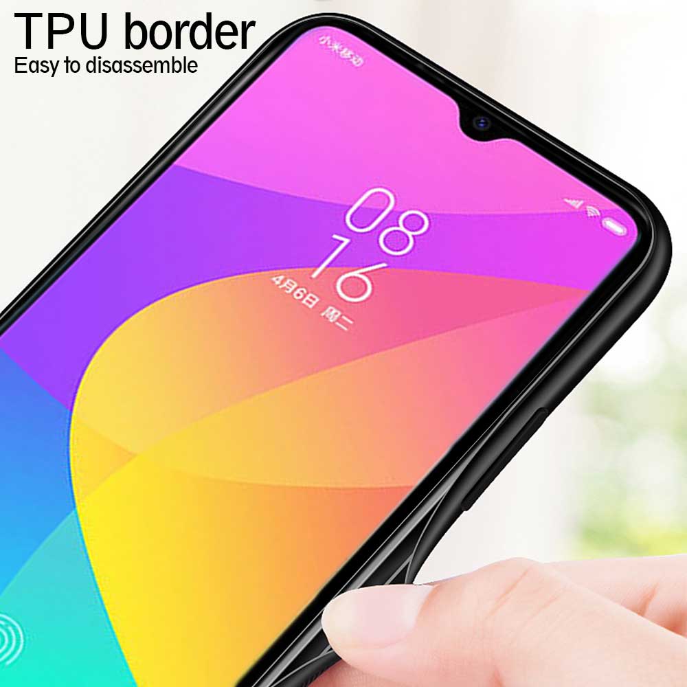 Bakeey-Gradient-Color-Tempered-Glass--Soft-TPU-Back-Cover-Protective-Case-for-Xiaomi-Mi-A3--Xiaomi-M-1558979-11