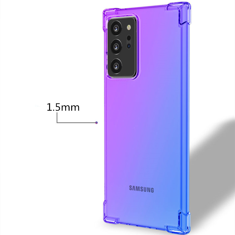 Bakeey-Gradient-Color-with-Four-Corner-Airbag-Shockproof-Translucent-Soft-TPU-Protective-Case-for-Sa-1743955-2