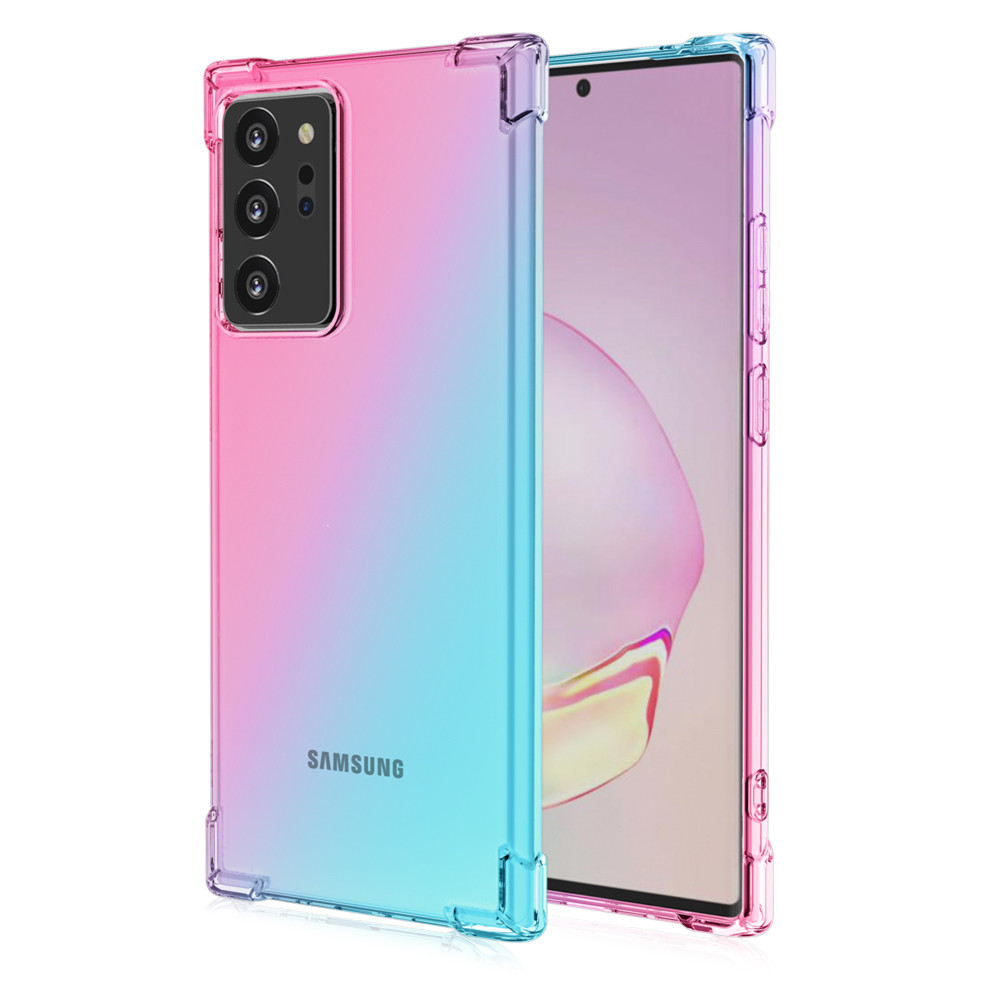 Bakeey-Gradient-Color-with-Four-Corner-Airbag-Shockproof-Translucent-Soft-TPU-Protective-Case-for-Sa-1743955-9