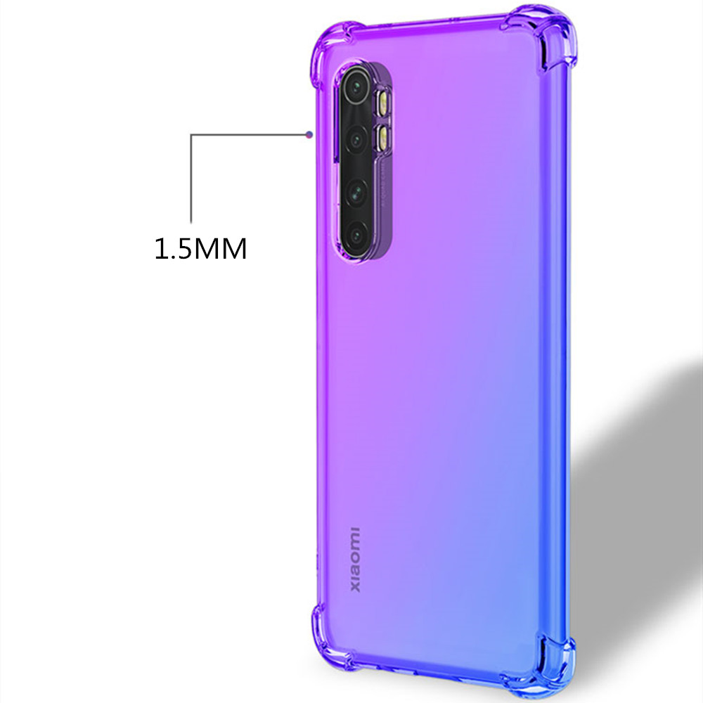 Bakeey-Gradient-Color-with-Four-Corner-Airbag-Shockproof-Translucent-Soft-TPU-Protective-Case-for-Xi-1743969-2