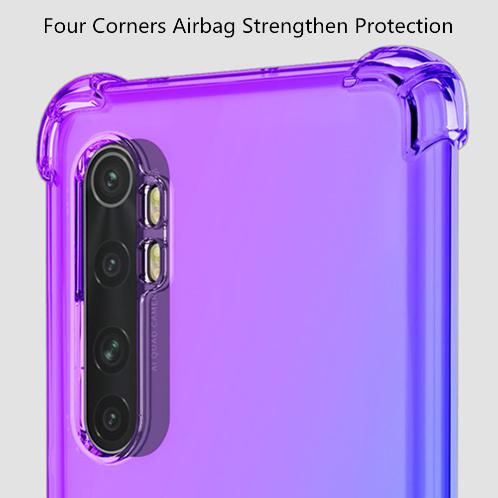 Bakeey-Gradient-Color-with-Four-Corner-Airbag-Shockproof-Translucent-Soft-TPU-Protective-Case-for-Xi-1743969-3