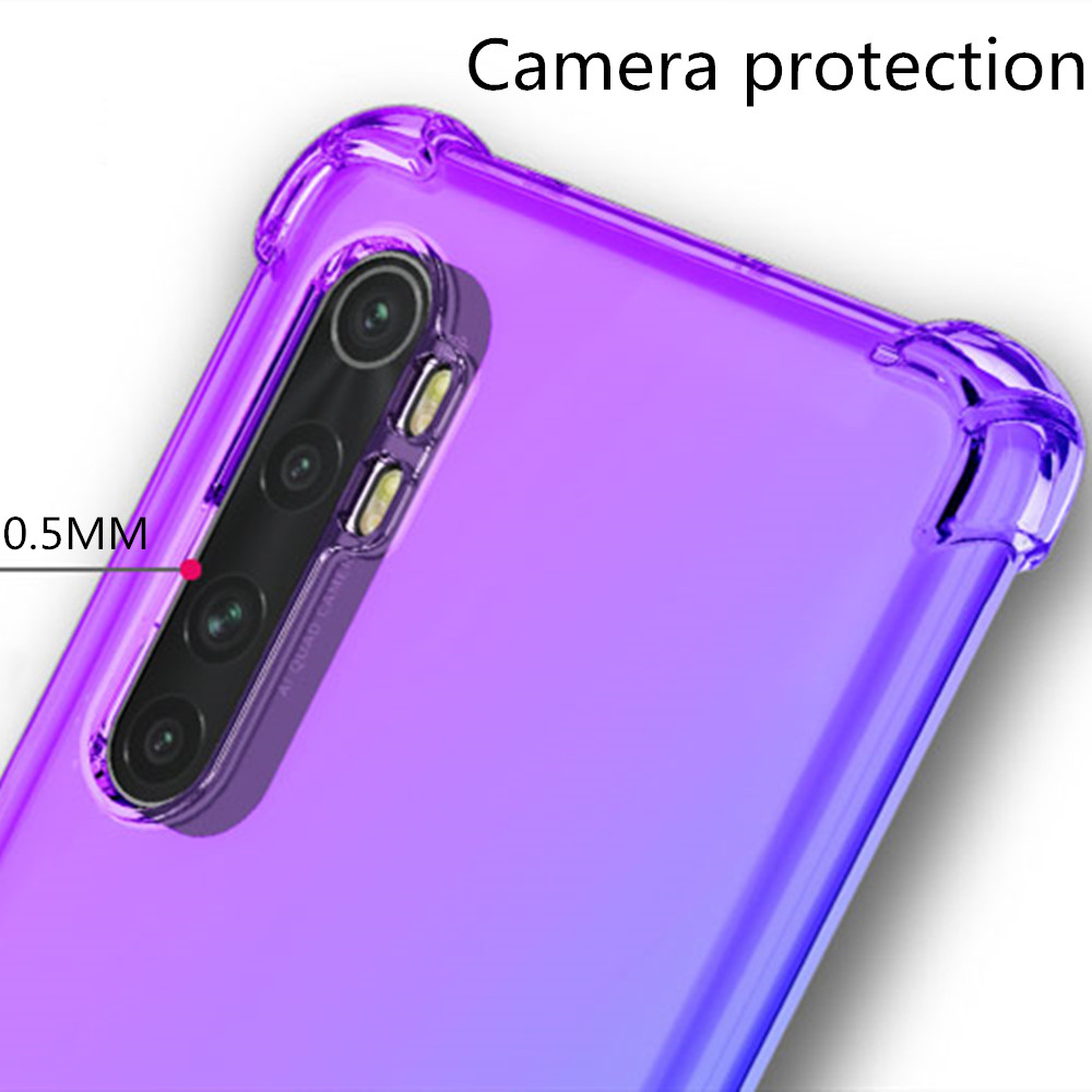 Bakeey-Gradient-Color-with-Four-Corner-Airbag-Shockproof-Translucent-Soft-TPU-Protective-Case-for-Xi-1743969-4
