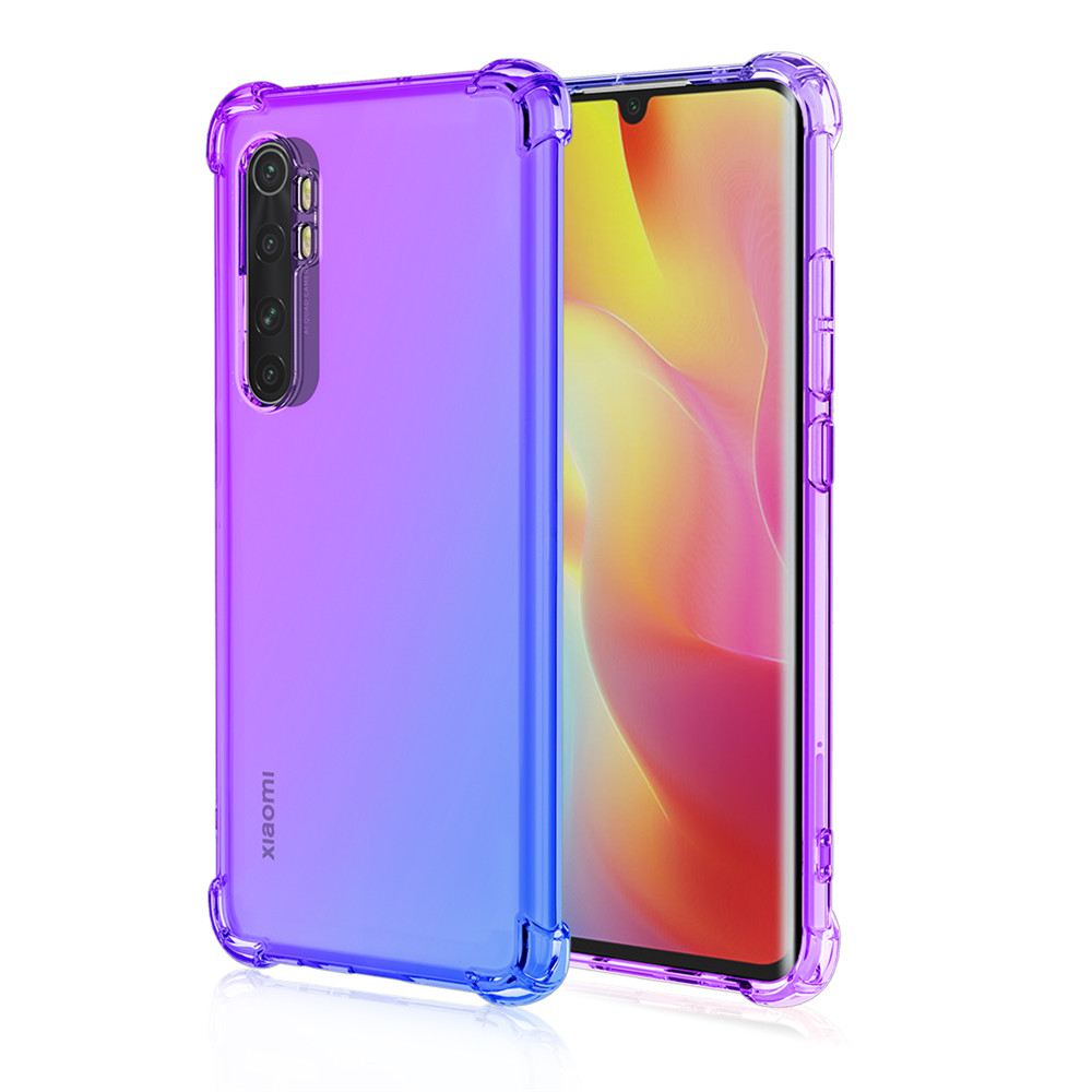 Bakeey-Gradient-Color-with-Four-Corner-Airbag-Shockproof-Translucent-Soft-TPU-Protective-Case-for-Xi-1743969-7