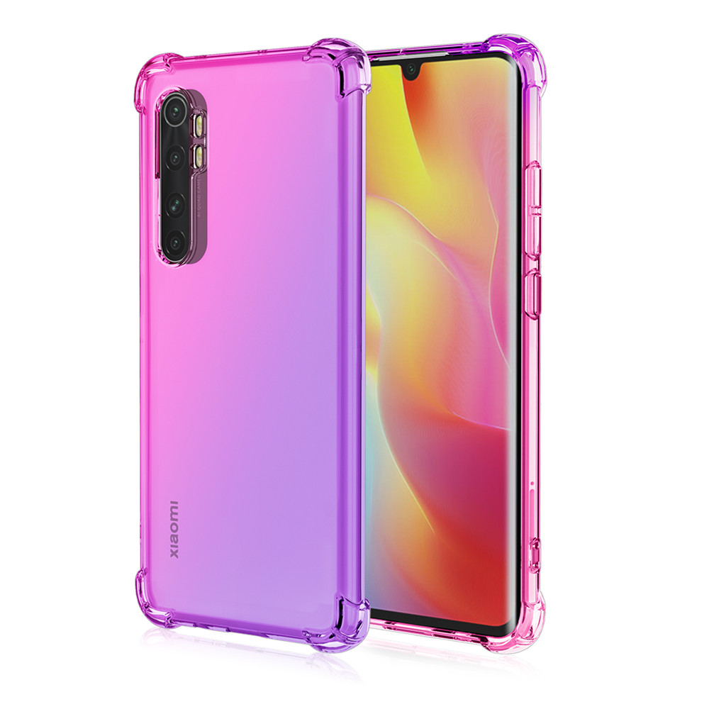 Bakeey-Gradient-Color-with-Four-Corner-Airbag-Shockproof-Translucent-Soft-TPU-Protective-Case-for-Xi-1743969-8