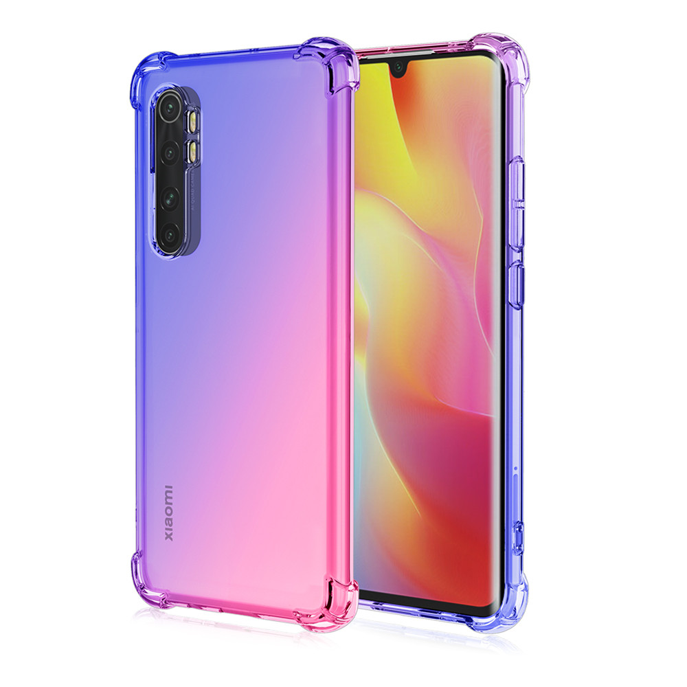 Bakeey-Gradient-Color-with-Four-Corner-Airbag-Shockproof-Translucent-Soft-TPU-Protective-Case-for-Xi-1743969-9