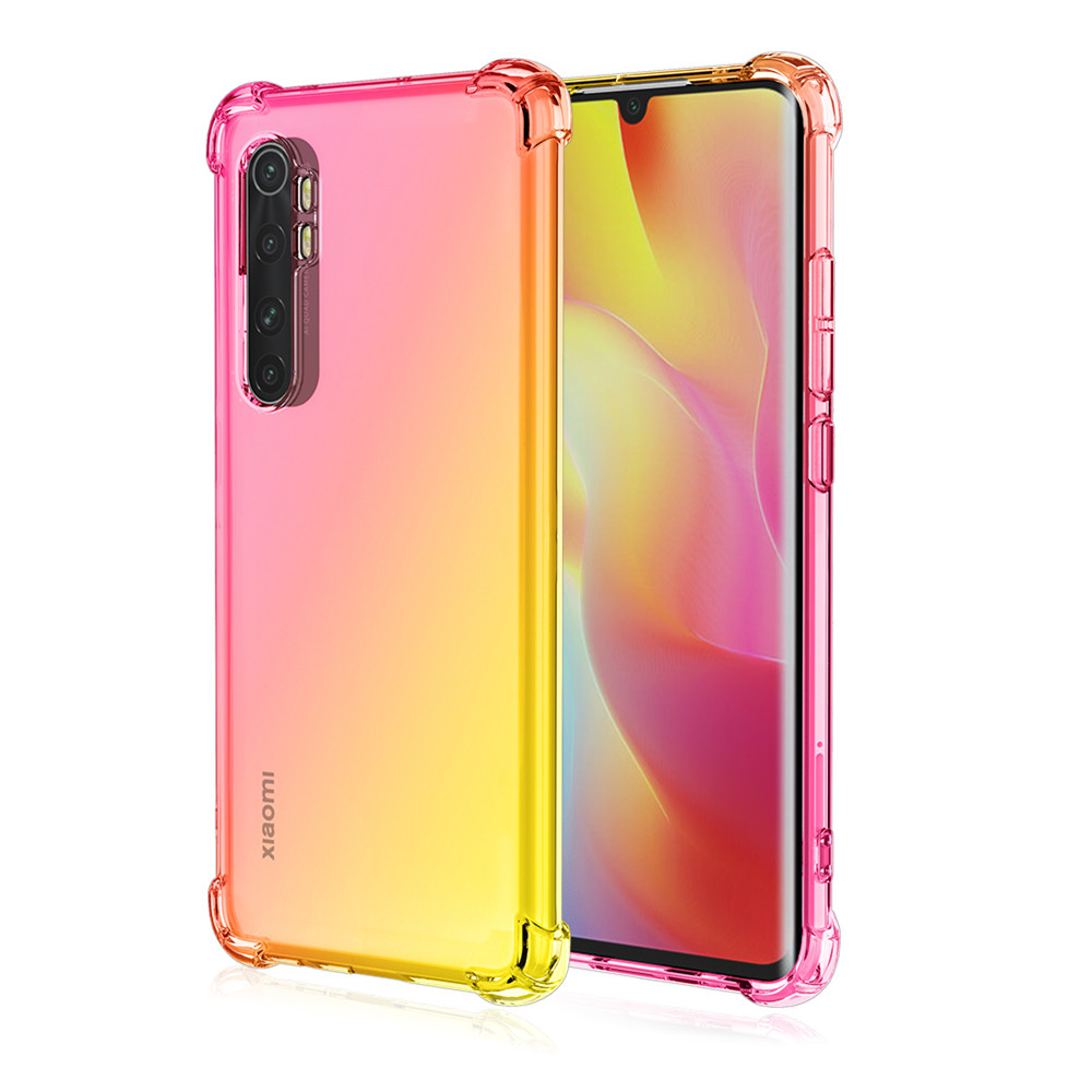 Bakeey-Gradient-Color-with-Four-Corner-Airbag-Shockproof-Translucent-Soft-TPU-Protective-Case-for-Xi-1743969-10