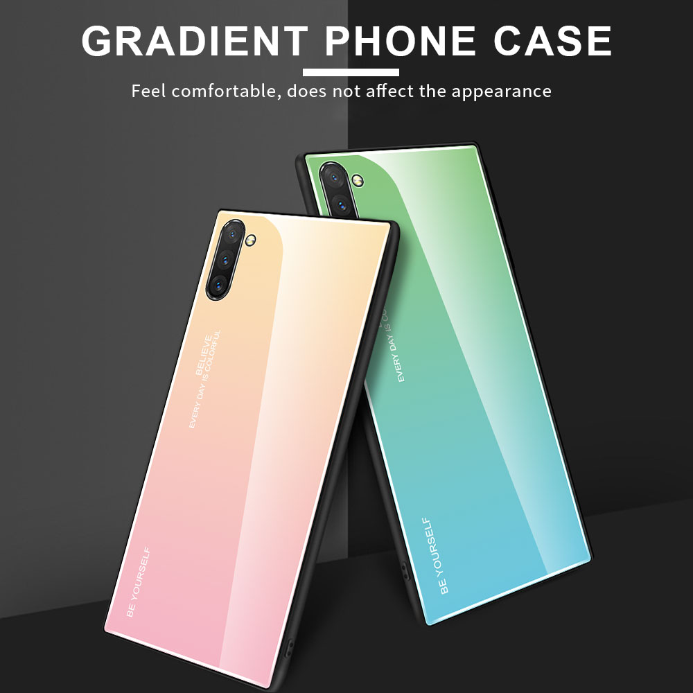 Bakeey-Gradient-Tempered-Glass-Protective-Case-For-Samsung-Galaxy-Note-10Note-10-5GNote-10Note-10-5G-1535888-1