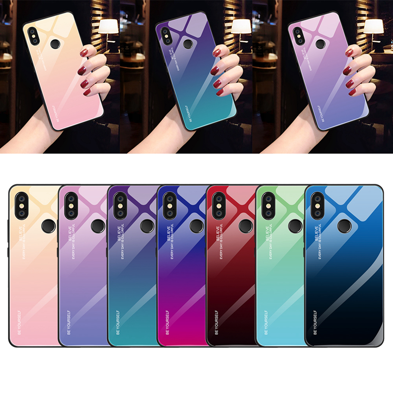 Bakeey-Gradient-Tempered-Glass-Protective-Case-For-Xiaomi-Mi-MIX-3-1413777-1
