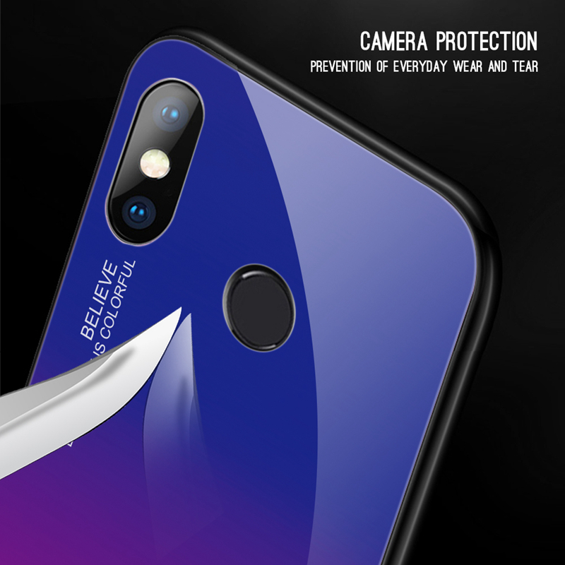 Bakeey-Gradient-Tempered-Glass-Protective-Case-For-Xiaomi-Mi-MIX-3-1413777-4