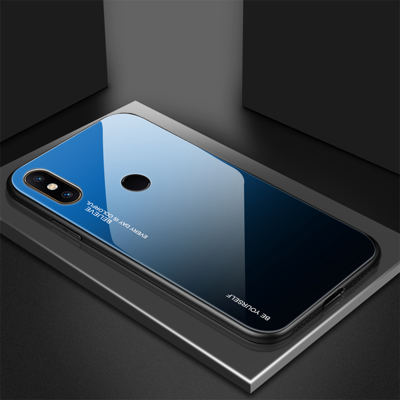 Bakeey-Gradient-Tempered-Glass-Protective-Case-For-Xiaomi-Mi-MIX-3-1413777-8