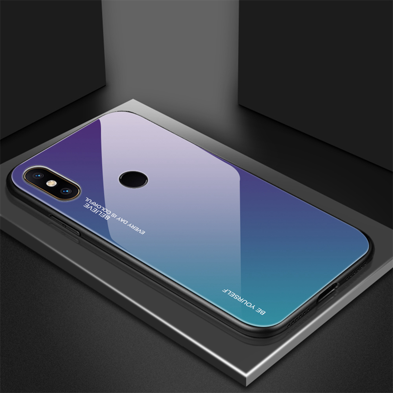 Bakeey-Gradient-Tempered-Glass-Protective-Case-For-Xiaomi-Mi-MIX-3-1413777-9