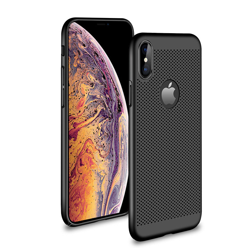 Bakeey-Heat-Dissipation-Protective-Case-For-iPhone-XS-Max-Hard-PC-Fingerprint-Resistant-Back-Cover-1374464-1
