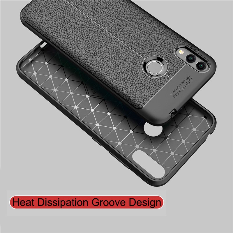 Bakeey-Huawei-Honor-8X-Luxury-Litchi-Pattern-Shockproof-PU-Leather-Protective-Case-1591922-4
