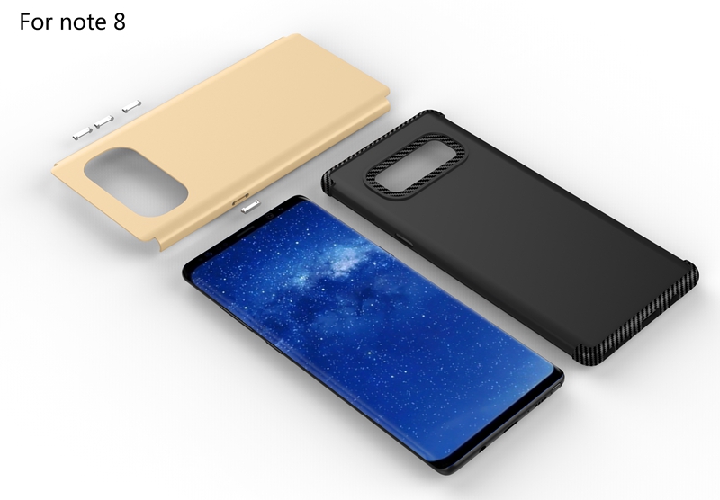 Bakeey-Hybrid-Color-Matte-Anti-Fingerprint-Case-For-Samsung-Galaxy-Note-8-1224711-3