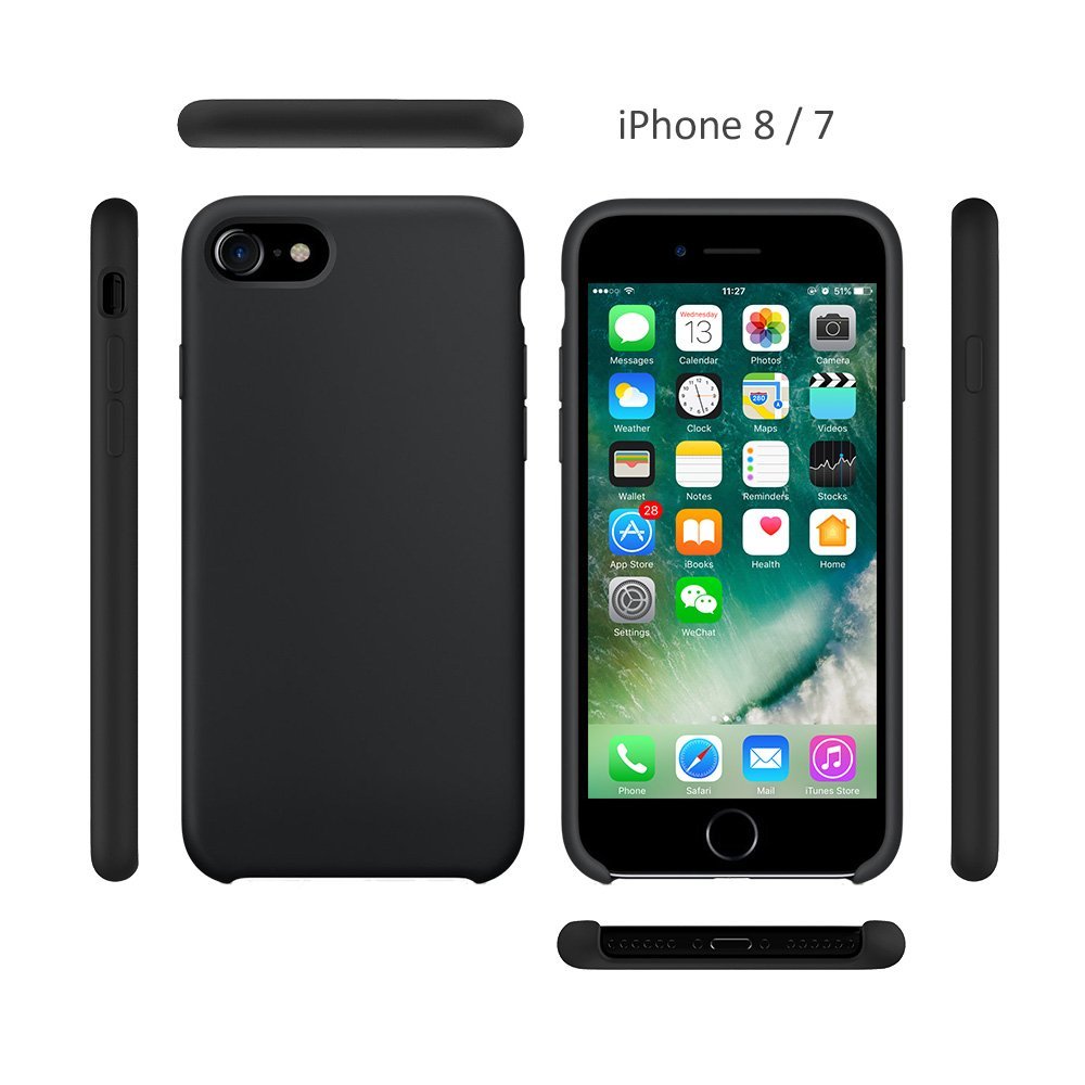 Bakeey-Liquid-Silicone-Soft-Case-Microfiber-Cushion-Back-Cover-Phone-Case-for-iPhone-7iPhone-8-1269137-6